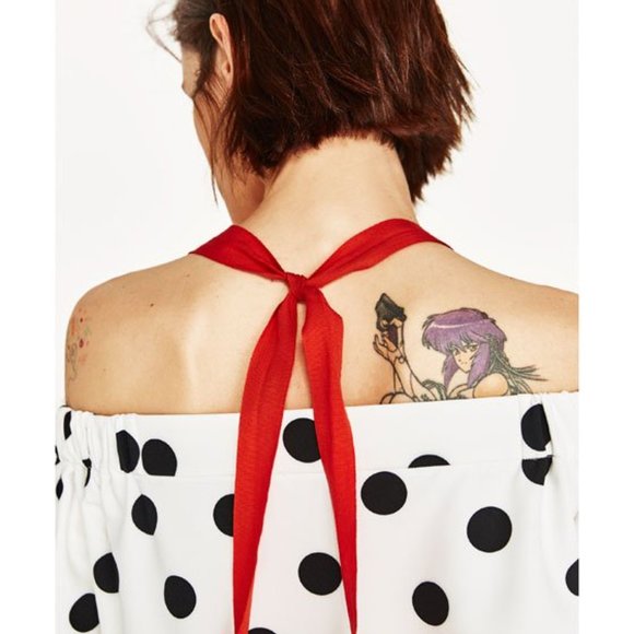 Zara polka dot blouse - Picture 2 of 6